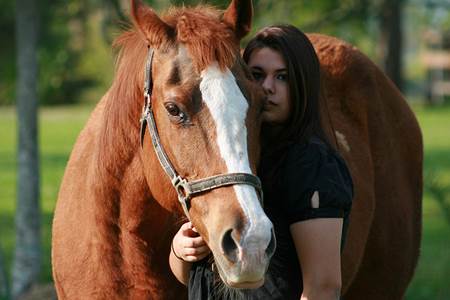 Woman and Horse