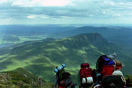 Three Hikers on the Appalachian Trail