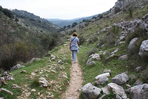 Woman Hiking