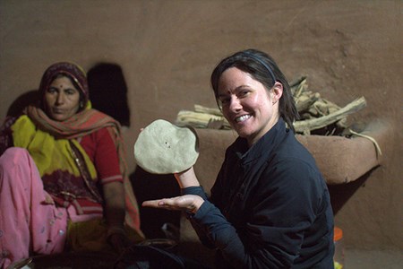 Making Chapati with Homestay Host