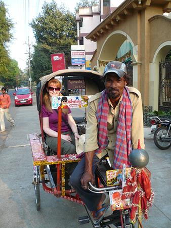 Rickshaws in India