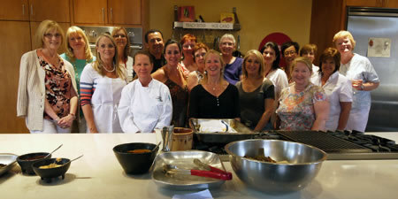 Santa Fe Group at Cooking School