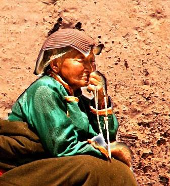 Elderly Tibetan Woman