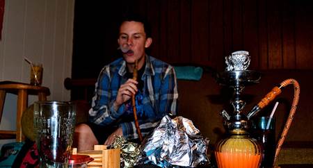 Guy with Shisha Pipe