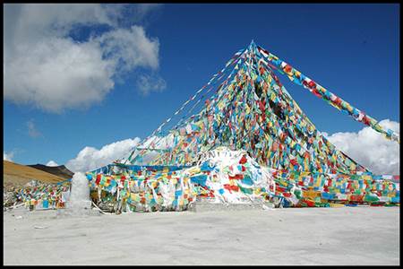 Kamba-la Pass Prayer Flags