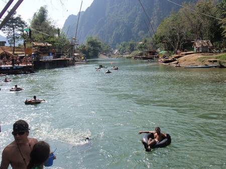 Nam Song River Tubing