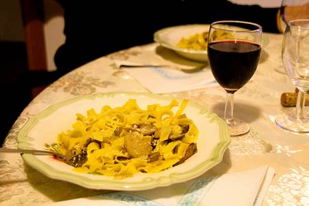 Pasta with Porcini Mushroom Sauce - Tuscan Kitchen