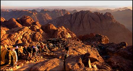 Pilgrims Descend Sinai