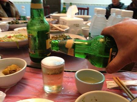 Pouring Drinks in China