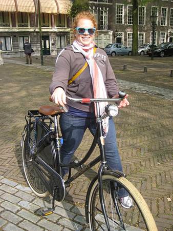 Woman on Bike Tour
