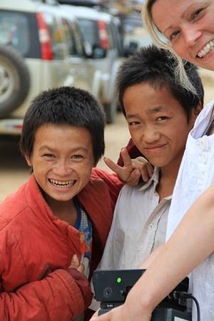 Woman with Lao Boys