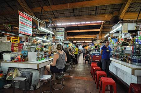 Ben Thanh Market Food Stalls