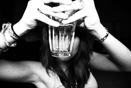 Woman with Water Glass