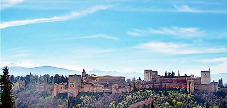 View of Alhambra from Albayzin