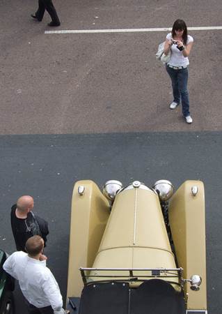 Photographing Vintage Vehicle in Brighton