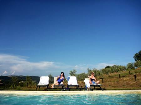 Tuscany Villa Poolside