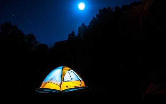 Camping by Moonlight