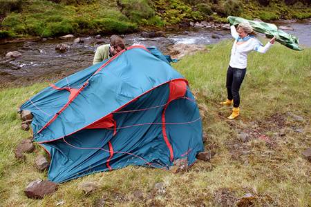 Camping in Windy Weather