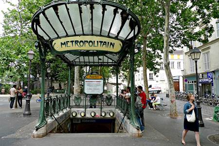 Paris Metro Entrance