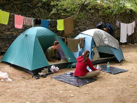 Women Camping