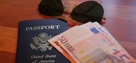 Passport and Euros