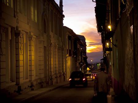 La Candelaria at Night