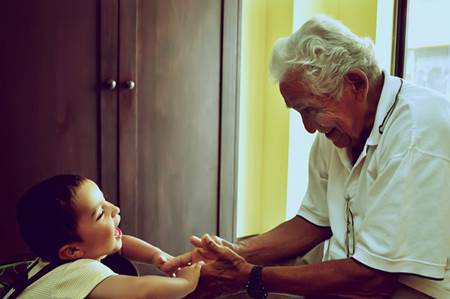 Grandfather and Boy