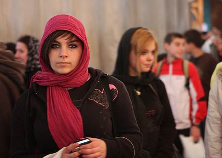 Tourist in Mosque