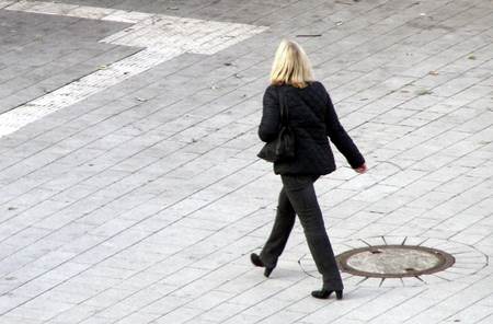 Businesswoman Walking