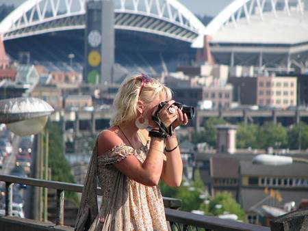 Woman Taking Photo