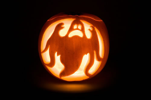 Halloween Pumpkin Ghost