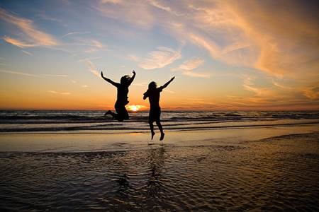 Jumping Teens