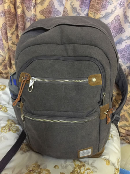 travelon backpack full