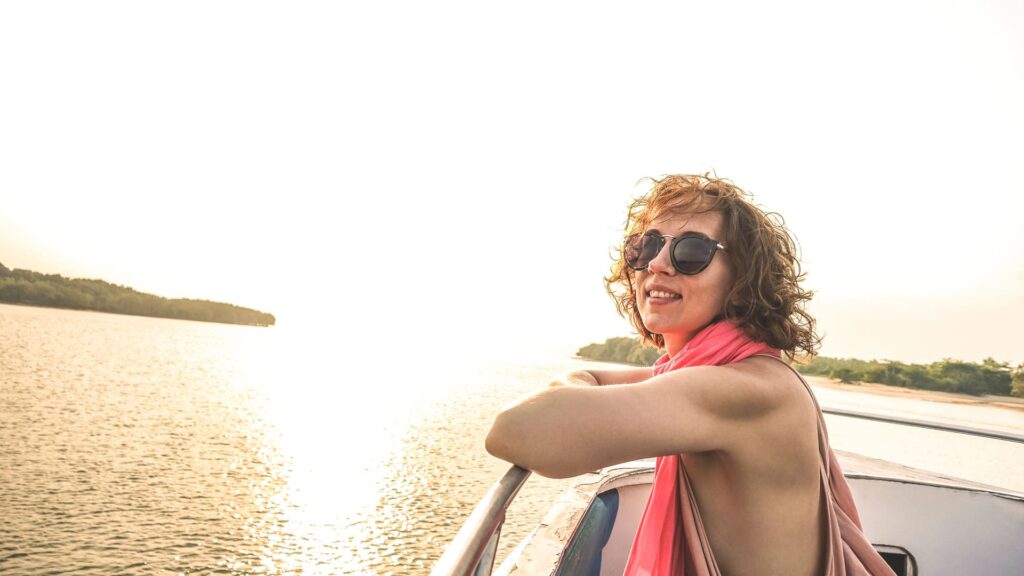 Solo woman traveler